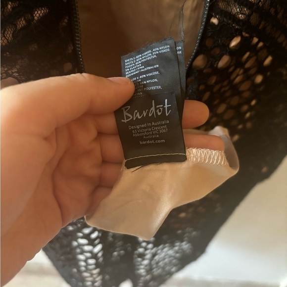 Bardot Long Sleeve Lace Sheath Dress - Picture 3 of 6